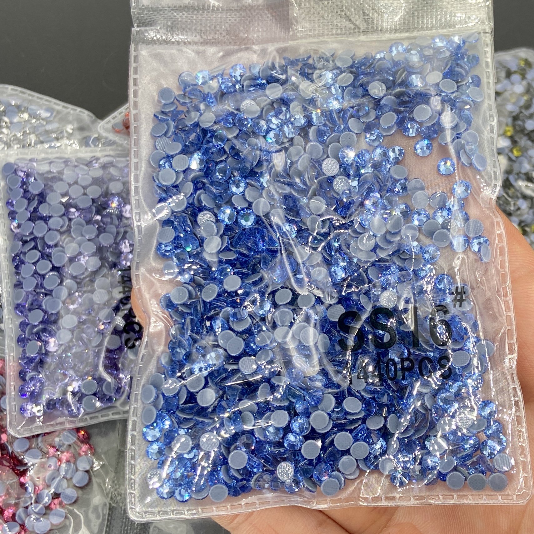 SS10 SS20 SS30 hotfix rhinestones bulk hot-fix Flatback swarovski cristal for decoration