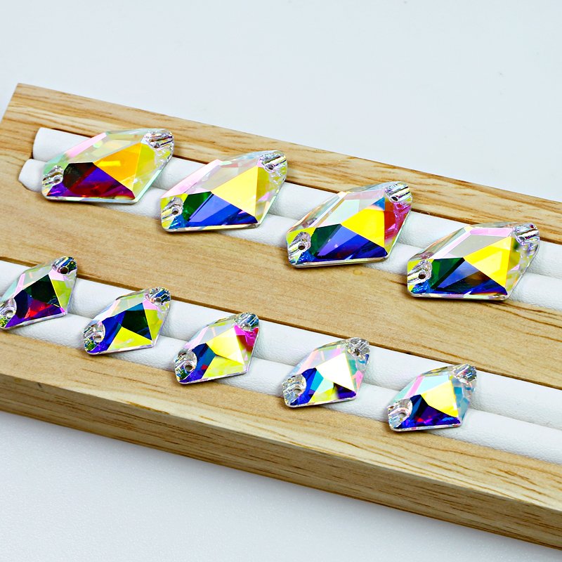 Galactic sew-on crystal Flat Back Rhinestones wholesale lead-free crystal beads for Garment shoes diy accessories