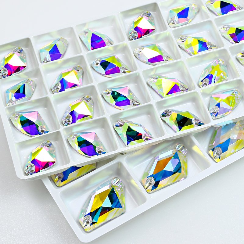 Galactic sew-on crystal Flat Back Rhinestones wholesale lead-free crystal beads for Garment shoes diy accessories