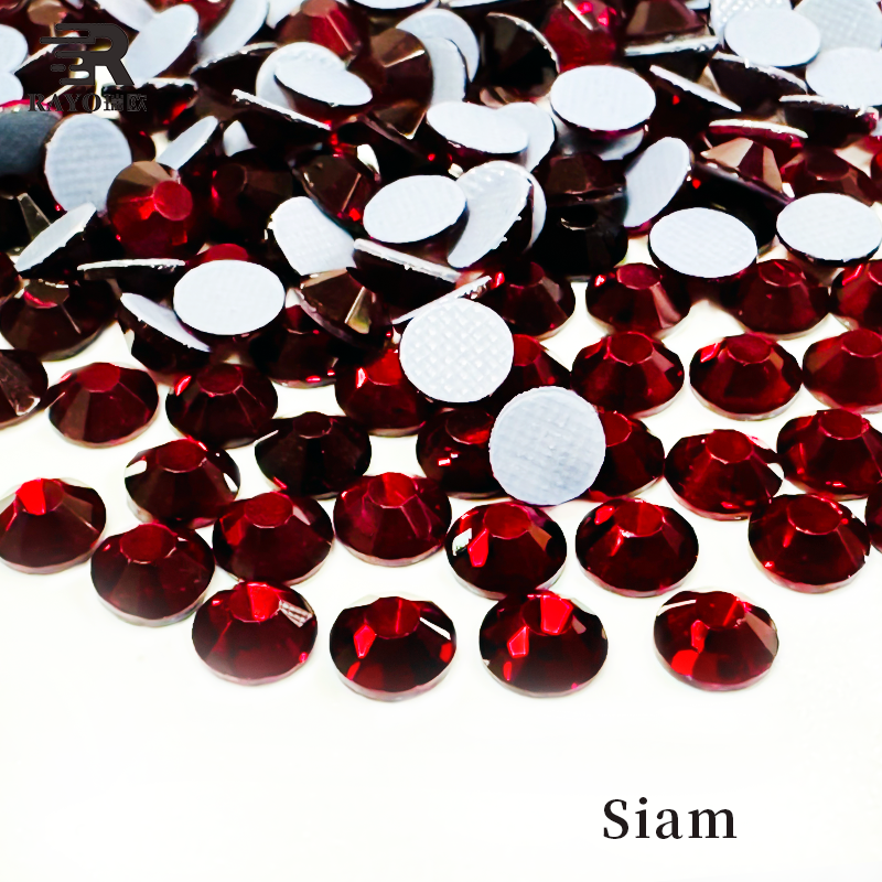 Hotfix AB Crystal Glass Rhinestones Bulk Wholesale 120+ Colors SS6 SS10 SS16 SS20 SS30 Flatback Styles for Shoes with Hot Glue