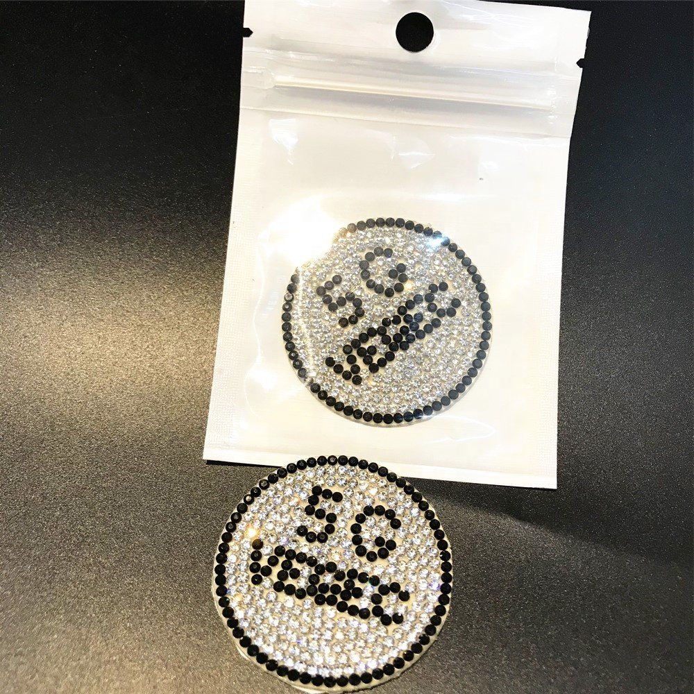 Manufactory Wholesale Hot Fix Rhinestone Applique 5g Circular Rhinestone Sequin Patches