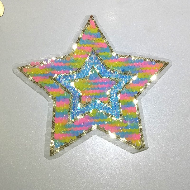 fancy adhesive sequined applique designs bling glitter patch for sale custom 3D pearl rhinestone patches