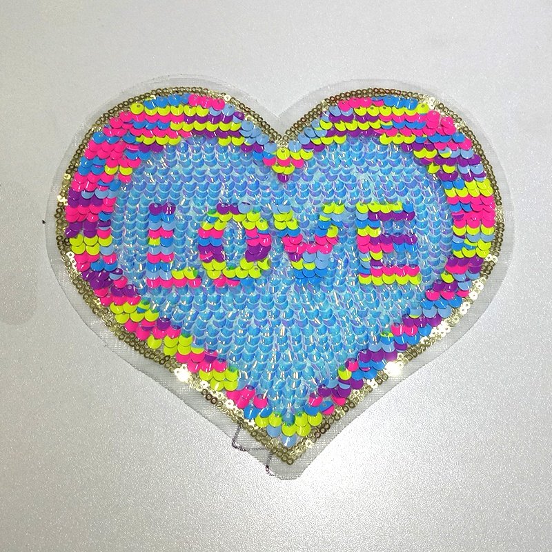 fancy adhesive sequined applique designs bling glitter patch for sale custom 3D pearl rhinestone patches