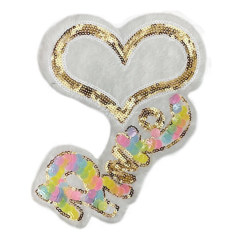 fancy adhesive sequined applique designs bling glitter patch for sale custom 3D pearl rhinestone patches