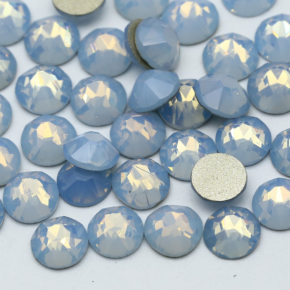 XULIN 2088 16 Cut Facets 81 Kinds Color SS30 Flat Back Crystal Stone White Opal Non Hot Fix Glass Rhinestone