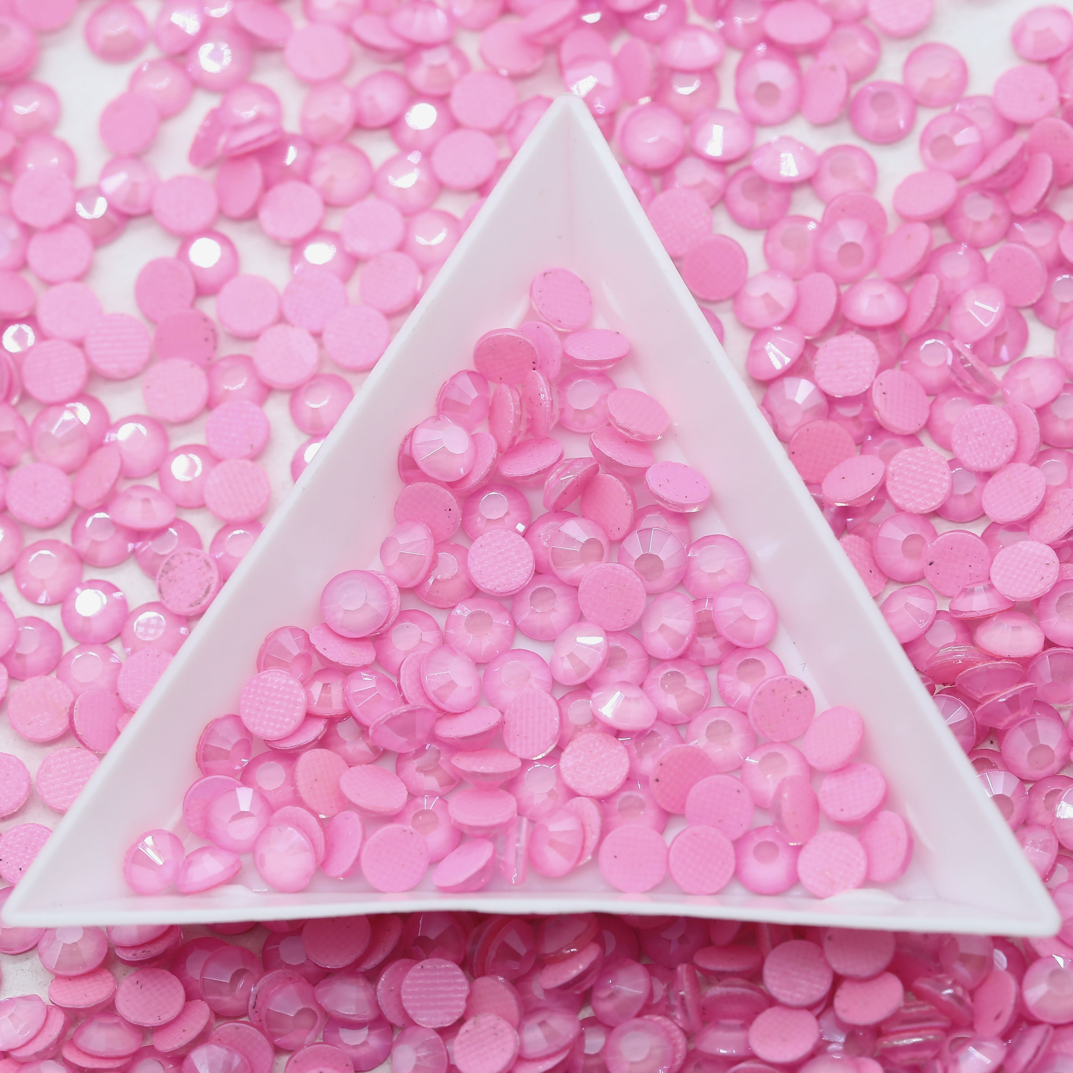 Whatstone Hot Fix Mocca Pink Color SS10 SS16 SS20 Hotfix Glass Rhinestones Wholesale Bulk For Bikini Design