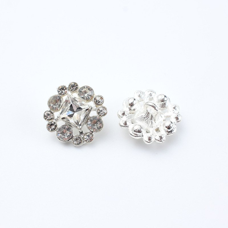 JFFB035 Luxury Rhinestone Buttons Crystal Button For Clothes Decorative Sewing Buttons