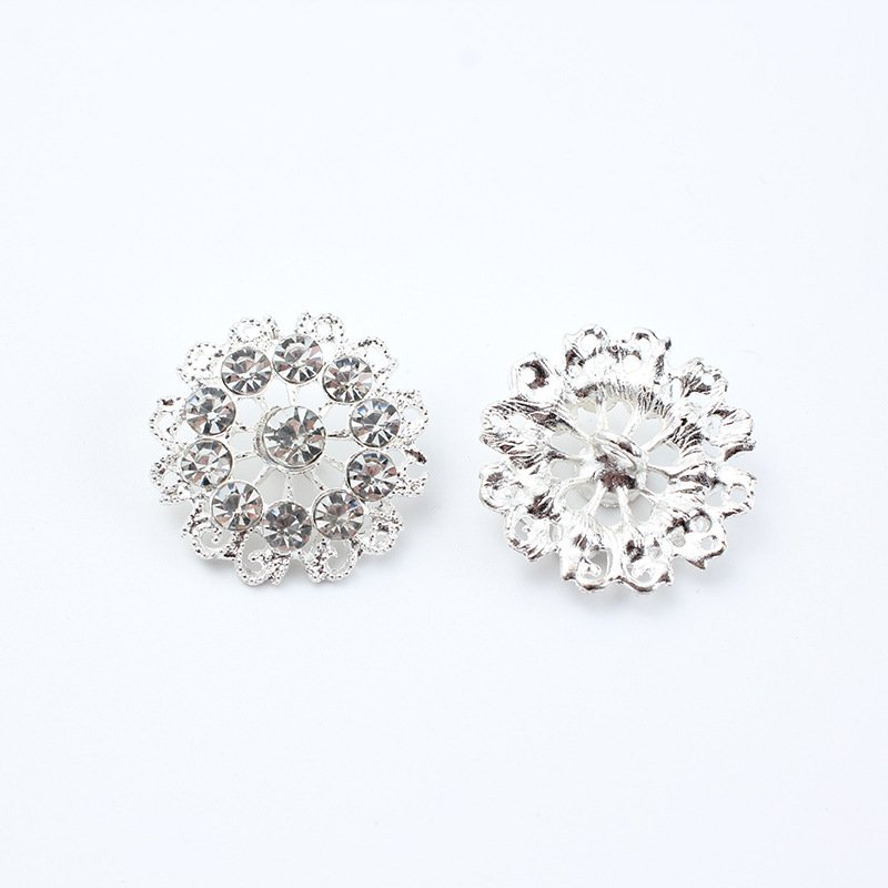 JFFB035 Luxury Rhinestone Buttons Crystal Button For Clothes Decorative Sewing Buttons