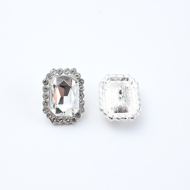 JFFB035 Luxury Rhinestone Buttons Crystal Button For Clothes Decorative Sewing Buttons