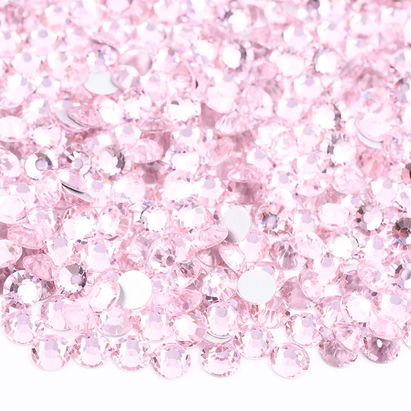 SS6 SS16 SS20 SS30 Aquamarine Color Round Crystal Stones Non Hot Fix Diamond Strass Glass Flatback Rhinestone For DIY Crafts