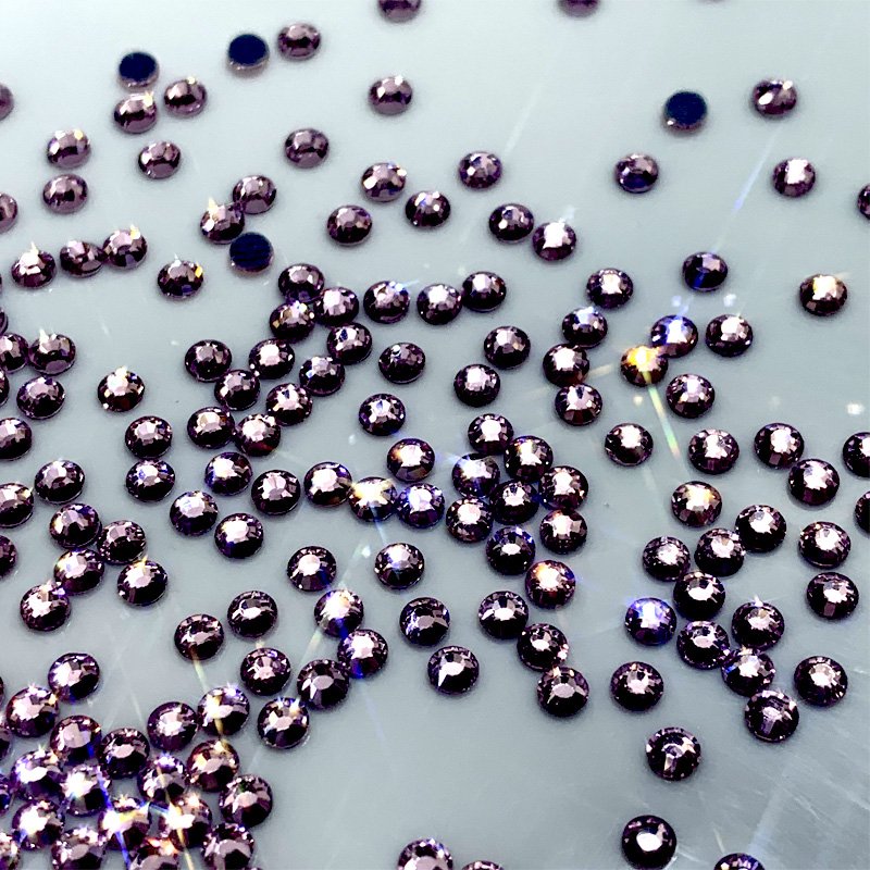 Factory direct sale best shinning 500 gross packing SS10 crystal pink light rose hot fix rhinestones for dress