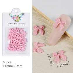 Pink-11*11mm-50pcs/bag