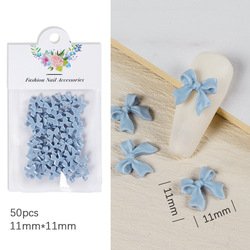 GreyBlue-11*11mm-50pcs/bag