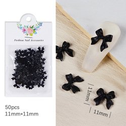 Black-11*11mm-50pcs/bag