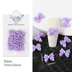 Purple-7*10mm-50pcs/bag