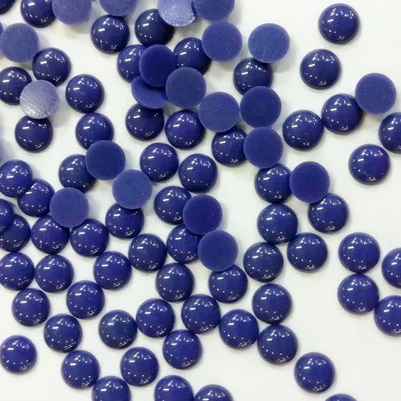 JP Korean Hot Fix Epoxy Acrylic Jelly Rhinestone AB Flat Back Pearls 5MM for ornaments supply