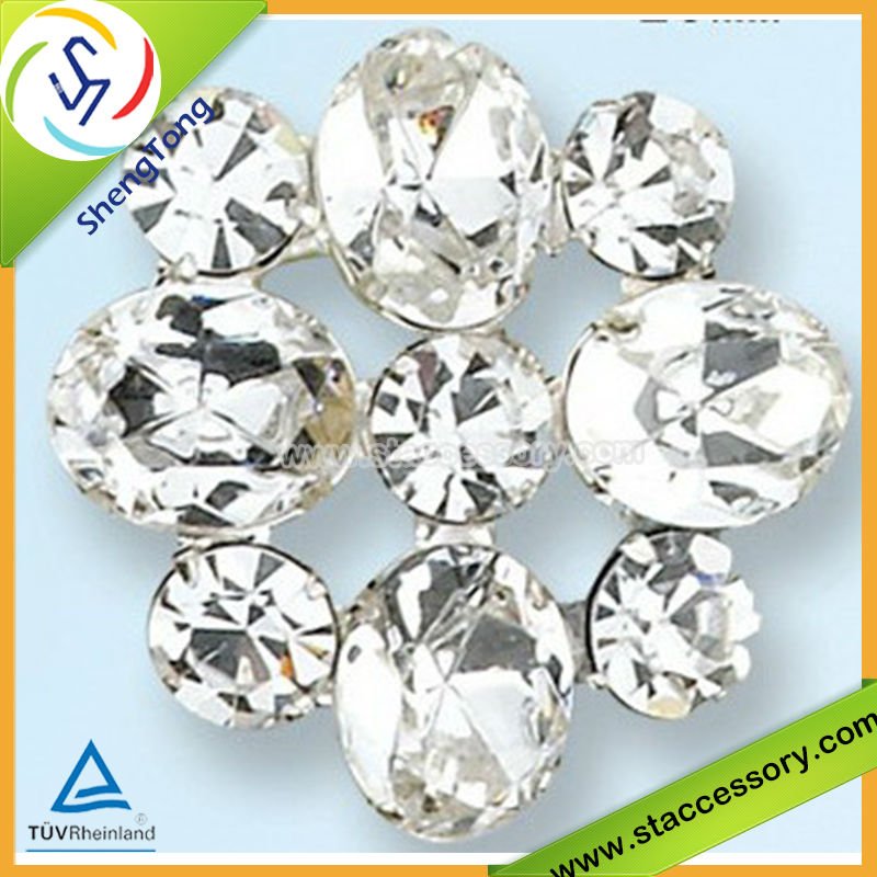rhinestone snowflake button acrylic diamond buttons decorative button covers for shirts
