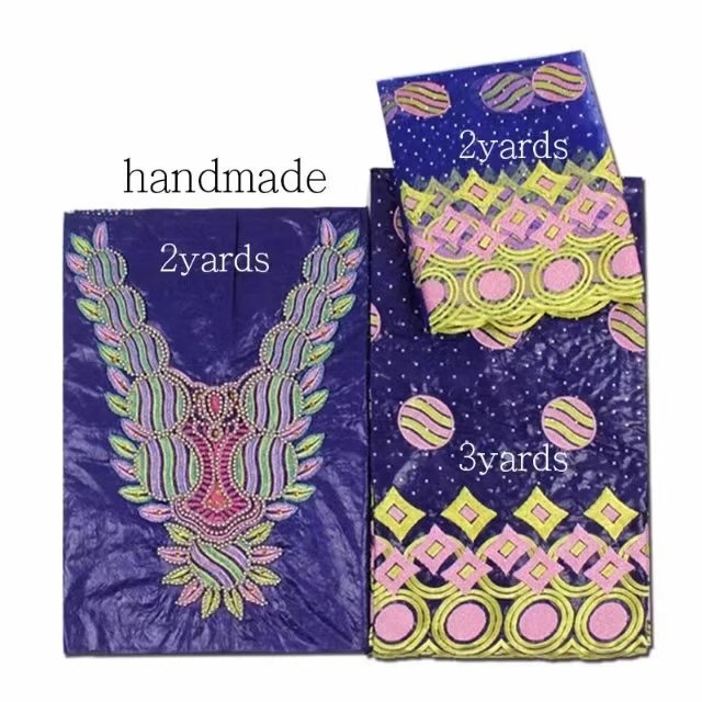 Damask Bazin Riche Fabric Guinea Brocade Shadda with Perfume Senegal Garment Fabric Lace Embroidery Fabric Sustainable
