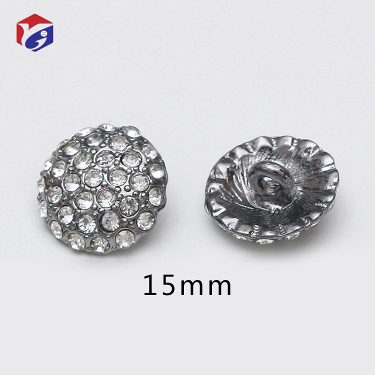 Colorful Rhinestone Crystal Diamond Pearl Buttons For Coat Cardigan Diamond Decoration Accessories Crystal Buttons