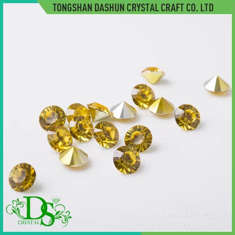 High quality3A non-hotfix chaton beads bulk rhinestones wholesale crystal point back rhinestones