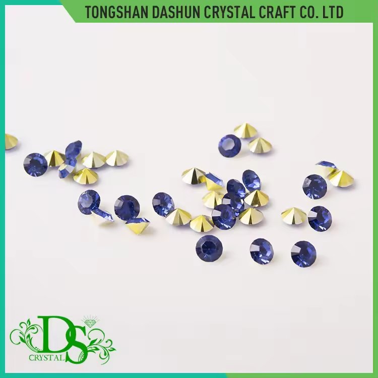 High quality3A non-hotfix chaton beads bulk rhinestones wholesale crystal point back rhinestones