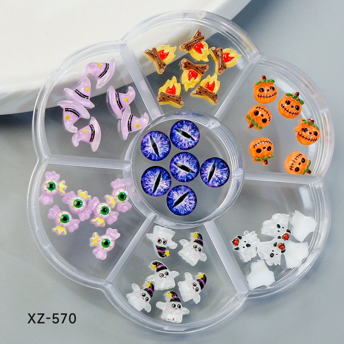 3D Halloween Spider Nail Art Charms Crystals Diamonds Rhinestones for Women Nail Art Decoration Craft Jewelry DIY