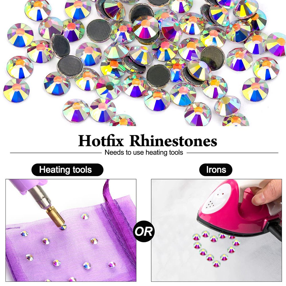 Top Quality Shiny SS5 Crystal AB Flat Back 3D Non Hot Fix Nail Art Jewelry Making Rhinestones.