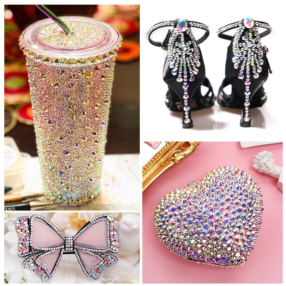Top Quality Shiny SS5 Crystal AB Flat Back 3D Non Hot Fix Nail Art Jewelry Making Rhinestones.