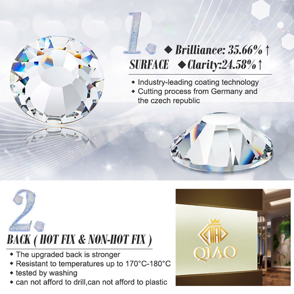 Top Quality Shiny SS5 Crystal AB Flat Back 3D Non Hot Fix Nail Art Jewelry Making Rhinestones.