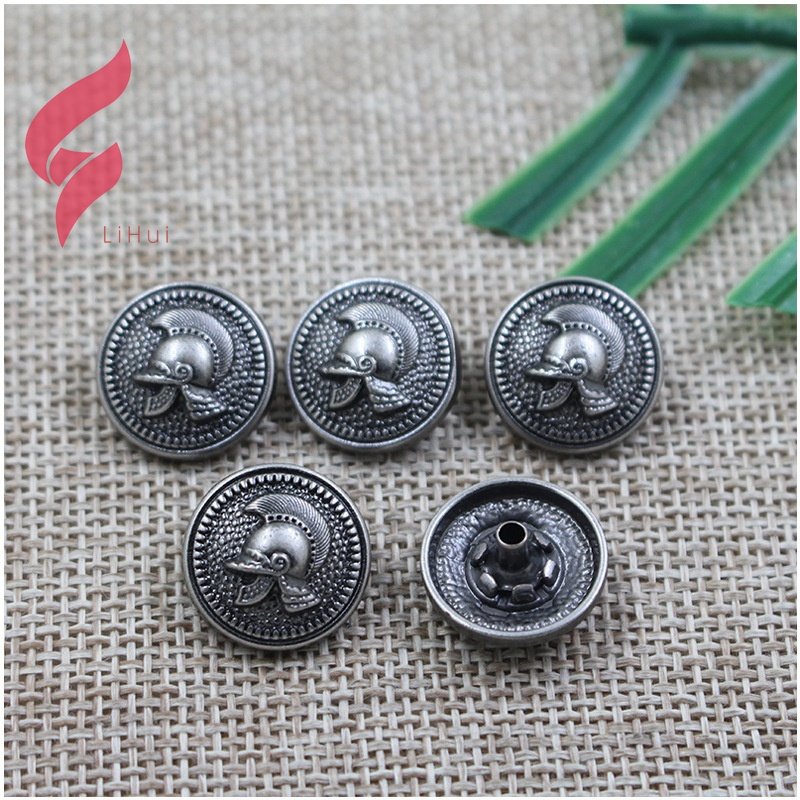Lihui hardware metal alloy snap buttons pocket clip corner Rhinestones Cloth Fancy Alloy Gold Glass Zinc Alloy Craft Custom