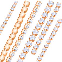 Crystal-Rose Gold