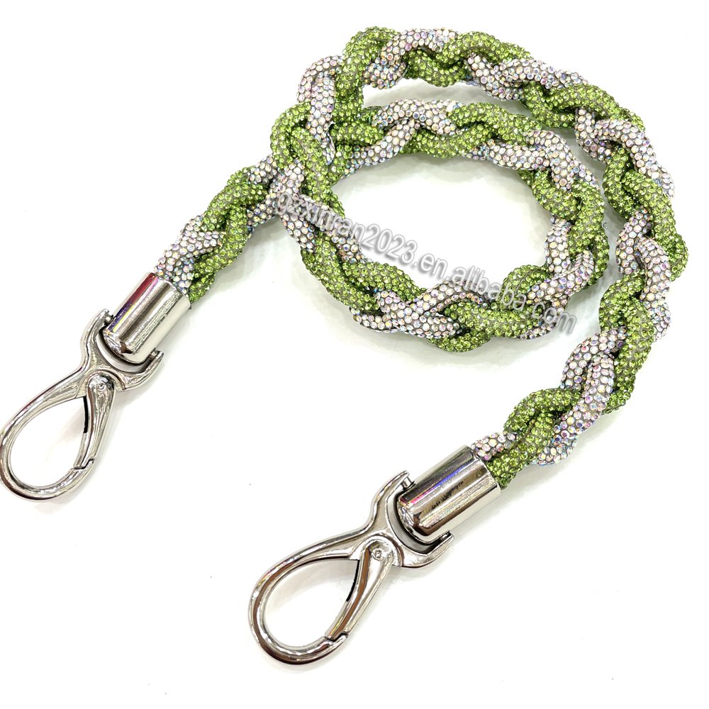 Sp004 Luxury stock design handmade camera strap rhinestone cross body bag strap