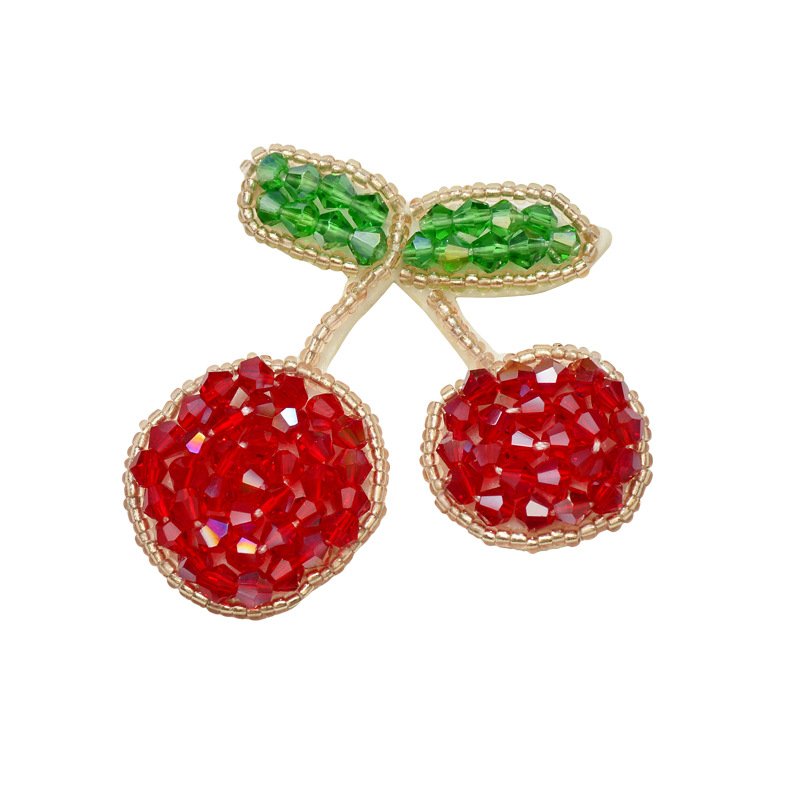Wholesale Crystal Applique Rhinestone Fruit Applique For Wedding Gown Trimming Bridal Sash Rhinestone Patch