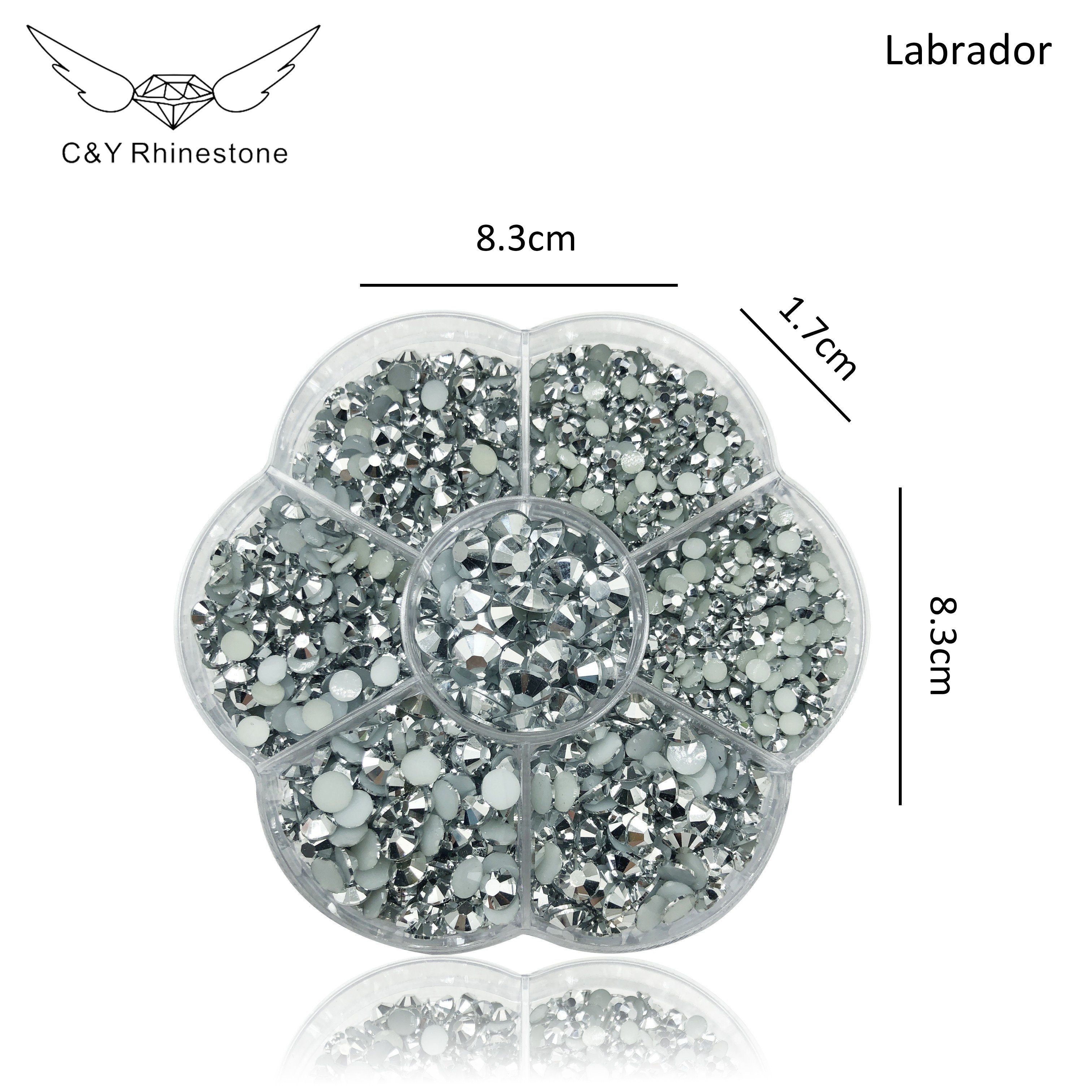 CY Wholesale Multi Size Color AB Non Hot Fix Flatback Stones Resin Jelly Rhinestones For Nail