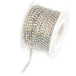crystal AB+Silver Back