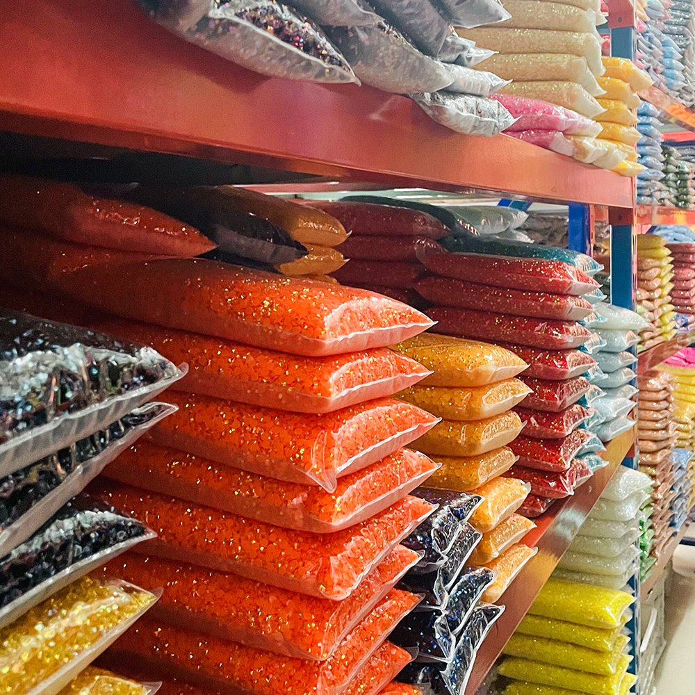 Beades Beads Bulk Package Flat Back Resin Ss20 Jelly Non Hot Fix Rhinestone Eco-friendly Shoes Plastic 1 Bags Glue on Flatback