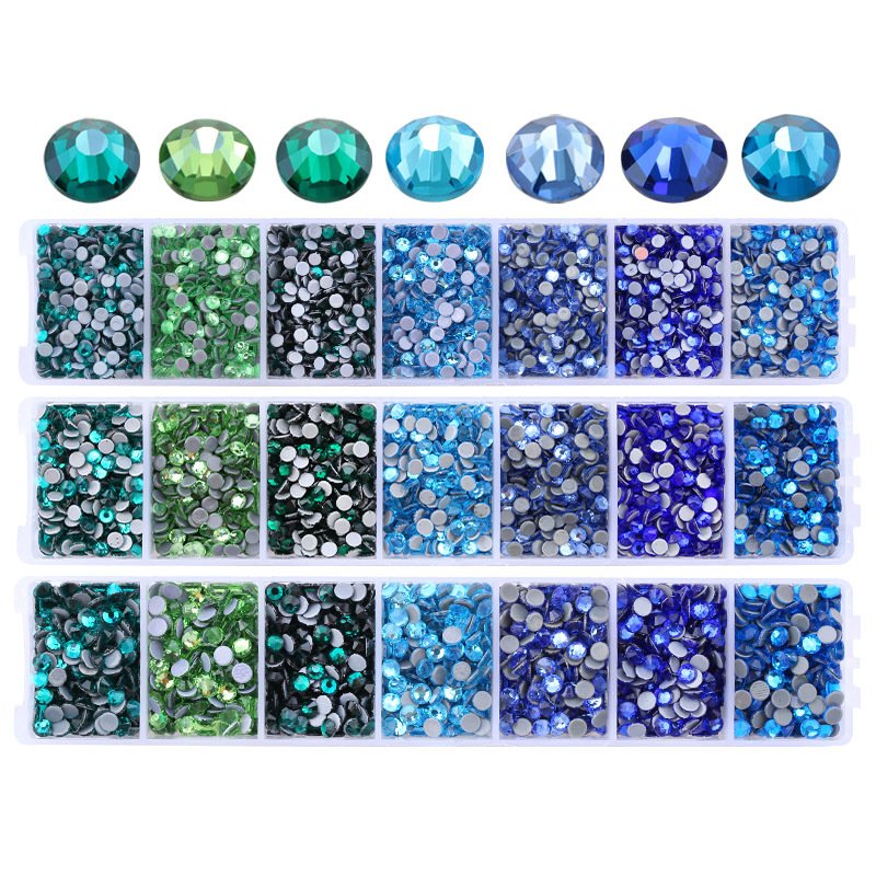 JC Crystal SS4 1440pcs per bag Glass Hot-fix Flat back Rhinestones Crystal Flat back Hot Fix Rhinestones for Garment