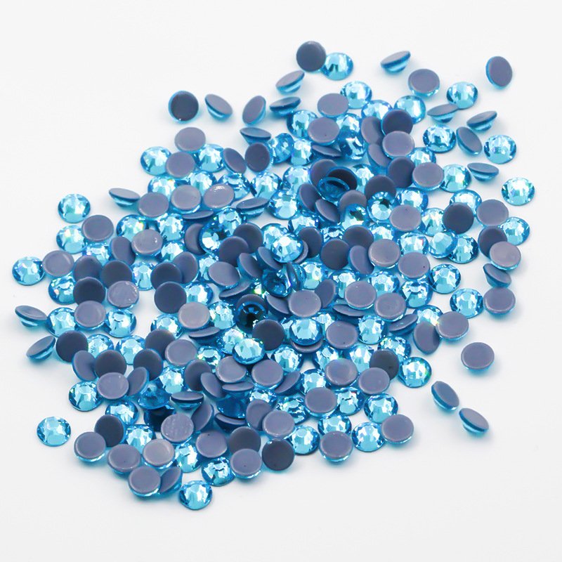 JC Crystal SS4 1440pcs per bag Glass Hot-fix Flat back Rhinestones Crystal Flat back Hot Fix Rhinestones for Garment