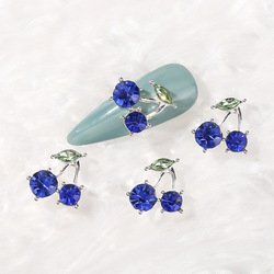 Silver royal blue cherry