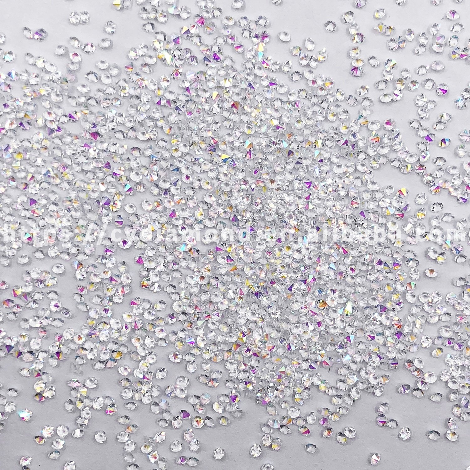CY High Quality Net Weight 28g Pixies Crystal Diamond Nail Bling Gems Stone Mixture Dust Small Rhinestone