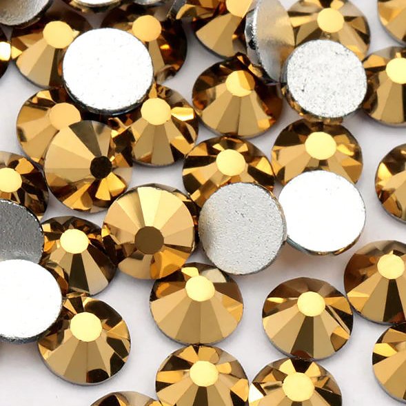SS6-SS30 3D Metallic Retro Blue 3D Non HotFix Glass Rhinestones Crafts Crystal Nail Art Decoration Rhinestones
