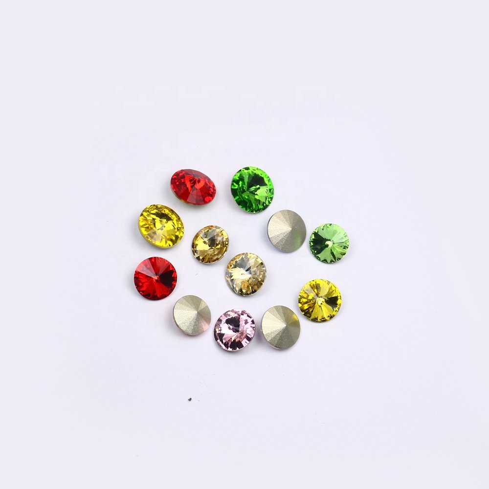 Dongzhou rivoli fancy shone pointed back k9 crystal wholesale rhinestone loose crystal stone beads for jewelry diy accessories