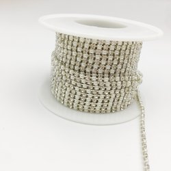 Silvery white