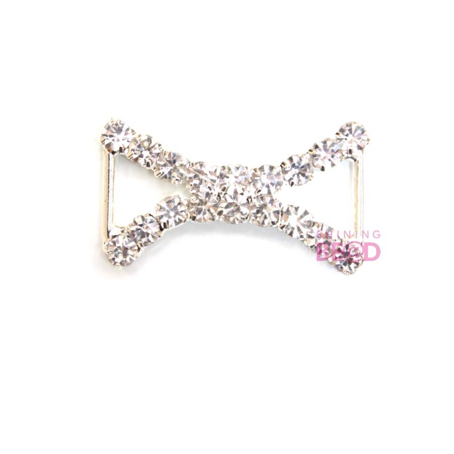 Factory Wholesale Center Bra Bikini Connector Small Tripe Buckle Middle Rhinestone Square/Round Connector