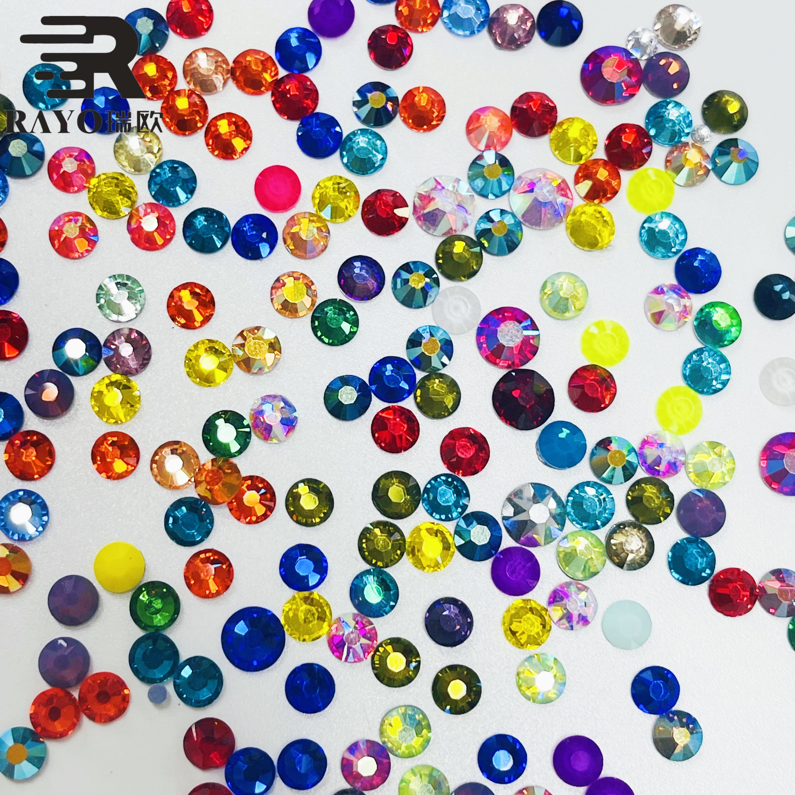 6A Grade Austrian Crystal Rhinestone 2088 ROSE AB Hot Fix Iron on Costume Designs for Shoes Nail Art Bags Glass Material