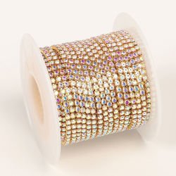 Crystal AB+Gold Bottom