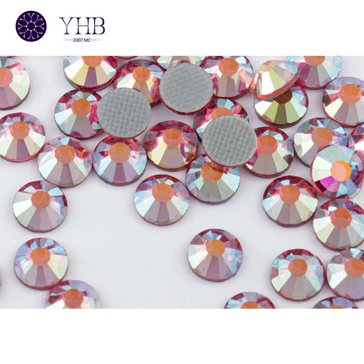 AB Heart Shaped Crystal Colors 3D Sew On Crystal K9 Rhinestone For DIY For Dress Shoes Crafts