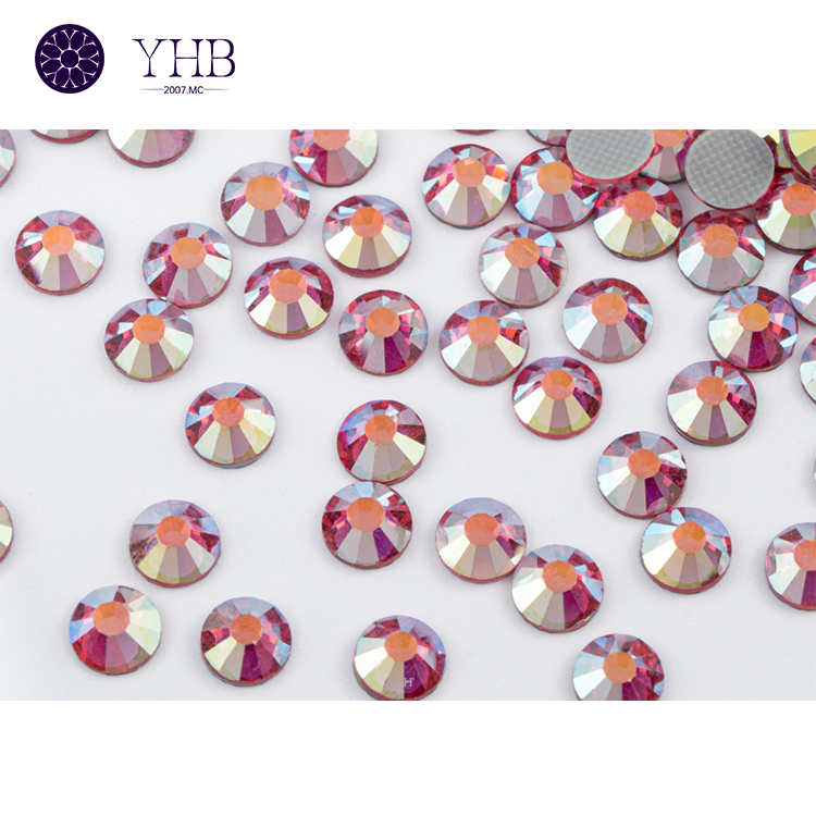 AB Heart Shaped Crystal Colors 3D Sew On Crystal K9 Rhinestone For DIY For Dress Shoes Crafts