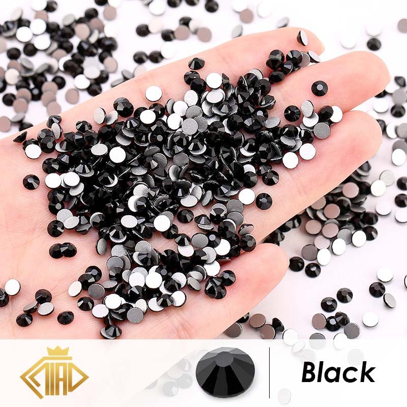 Premium Wholesale Transparent Rhinestones with AB Sparkle for Nail Glam