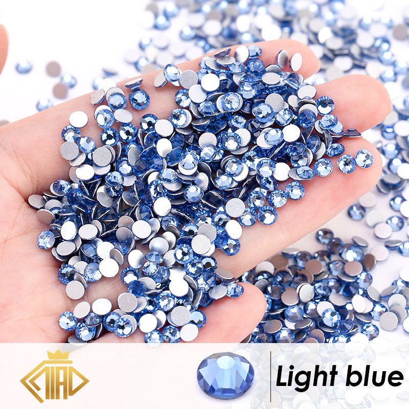 Premium Wholesale Transparent Rhinestones with AB Sparkle for Nail Glam